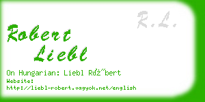 robert liebl business card